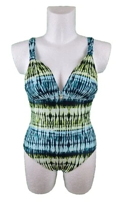 Opera Badeanzug Größe 36 A - 38 B, C - 40 A - 44 A Cup Bademode Blau Grün Sommer - Bild 1 von 4