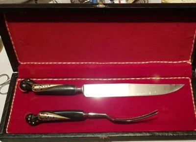 libanesisches Vorlagebesteck Messer  Gabel  - Bild 1 von 4