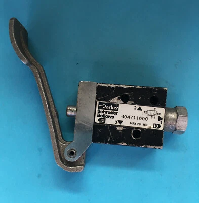 *USED* 404711000-SCHRADER BELLOWS-MANUAL PNEUMATIC AIR SWITCH-FREE SHIPPING* - Image 1 of 3