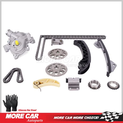 Kit de cadena de distribución bomba de aceite para Toyota Corolla Matrix 2009-2015 1,8 L 2ZRFE 2ZRFXE Foto 1 de 4