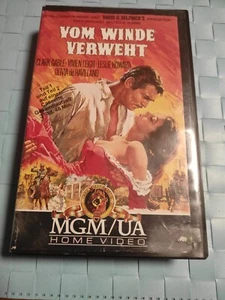 VOM WINDE VERWEHT - MGM VHS RARITÄT - Kassette original verschweißt - 1 & 2 TEIL - Bild 1 von 11