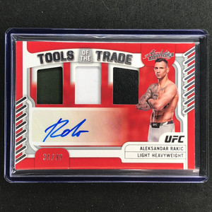 2023 Chronicles UFC ALEKSANDAR RAKIC Absolute Tools of Trade Relic Auto 31/99