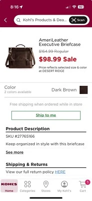 Marrón oscuro - Maletín ejecutivo tradicional doble antideslizante AmeriLeather. | Foto 1 de 4