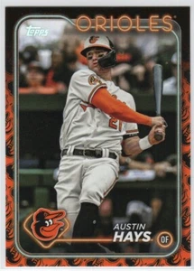 AUSTIN HAYS  2024 Topps Series 1 Team Color Border Variation SSP Case Hit - Picture 1 of 2