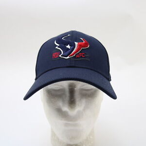 Houston Texans New Era 39thirty Fitted Hat Unisex Navy Used