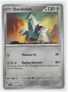 Pokemon Stellar Crown 106/142 Duraludon - Picture 1 of 1