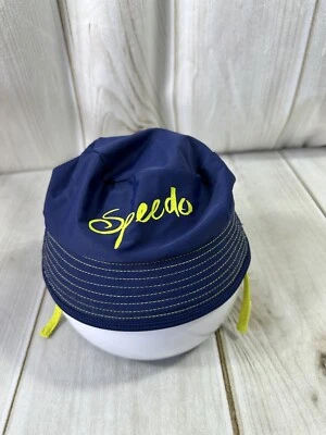 速比涛水桶帽婴儿婴儿尺寸L/XL蓝色黄色UV50+防晒 — 第 1/4 张图片