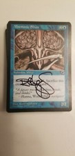 Mnemonic Sliver Tempest Edition Signed By Randy Gallegos  MTG