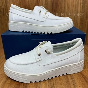 Zapatos sin cordones de lona Dr.scholls Get Onboard para mujer ~ blancos ~ varios tamaños - Imagen 1 de 4