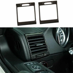 2x Cubierta de salida de ventilación de aire lateral ABS de fibra de carbono para Benz Clase G W463 G500 2004-18 - Imagen 1 de 12