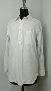 45RPM forty five RPM studio by R 1 Japan white pullover slim fit shirt XS - Picture 1 of 15
