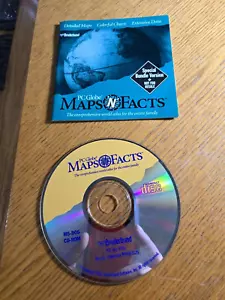 PC Globe Maps N Facts MPC Windows/ Macintosh Broderbund CD-ROM - Picture 1 of 1