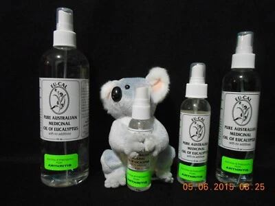 ACEITE MEDICINAL 100% PURO DE EUCALIPTO 2 oz - 16 oz DOBLE DESTILACIÓN DETENER EL DOLOR AHORA Foto 1 de 4