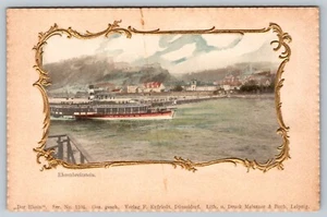 Postcard Der Rhine, Ehrenbreitstein Fortress Germany pre WW1 Verlag F. Eyfriedt - Picture 1 of 2