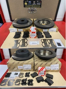 Kit de rotores y pastillas de freno delantero y trasero Toyota MK4 Supra 1993-1998 turbo fabricante de equipos originales y rotores de freno delanteros y traseros - Imagen 1 de 14