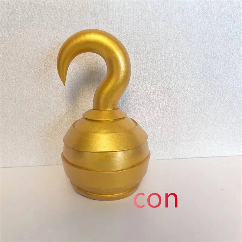 Sir Crocodile Cosplay Golden Pirate Hook Halloween Toy Handmade Anime Accessory - Image 1 of 4