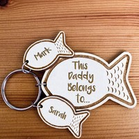 Personalised Fathers Day Gifts For Him Daddy Dad Grandad Uncle Men Keyring U26