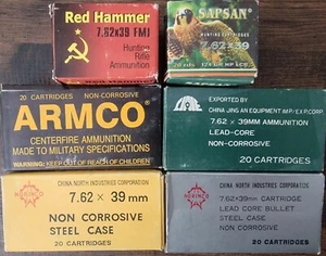 Chinese vintage Empty Carboard ammo box 7.62x39 Collector box Starter Kit - Picture 1 of 2