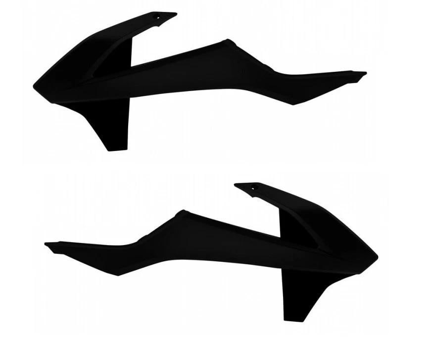 Polisport Transportadores Tapas Laterales Radiadores Negro Para KTM 125 125 Xc-W - Imagen 1 de 1