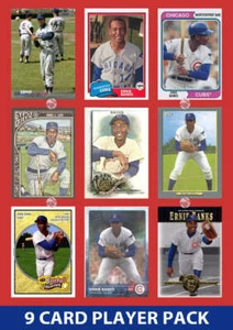 Ernie Banks Chicago Cubs 9 Card Legend Pack Topps Bowman 2025 2024 2023 2022 - Picture 1 of 3