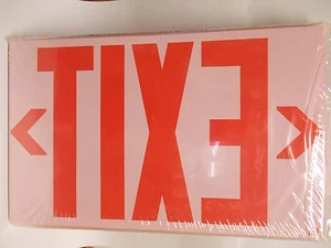 Menge 2 Lexan Einsätze für Notausgangsschilder 6-3/4 Zoll x 10-3/4 Zoll - Bild 1 von 2