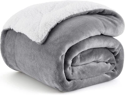 Manta polar para sofá Bedsure Gentlesoft Sherpa - Cristo grueso y cálido Foto 1 de 4