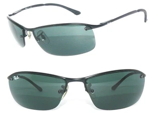 Ray Ban SONNENBRILLE SCHWARZ GRÜN 3183 006/71 Top Bar 3815 BRILLE ETUI 8305 NEU - Bild 1 von 8