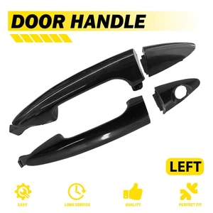 2X Manija de puerta exterior lateral izquierda delantera + trasera negra para Hyundai Accent O 2012-17 - Imagen 1 de 9