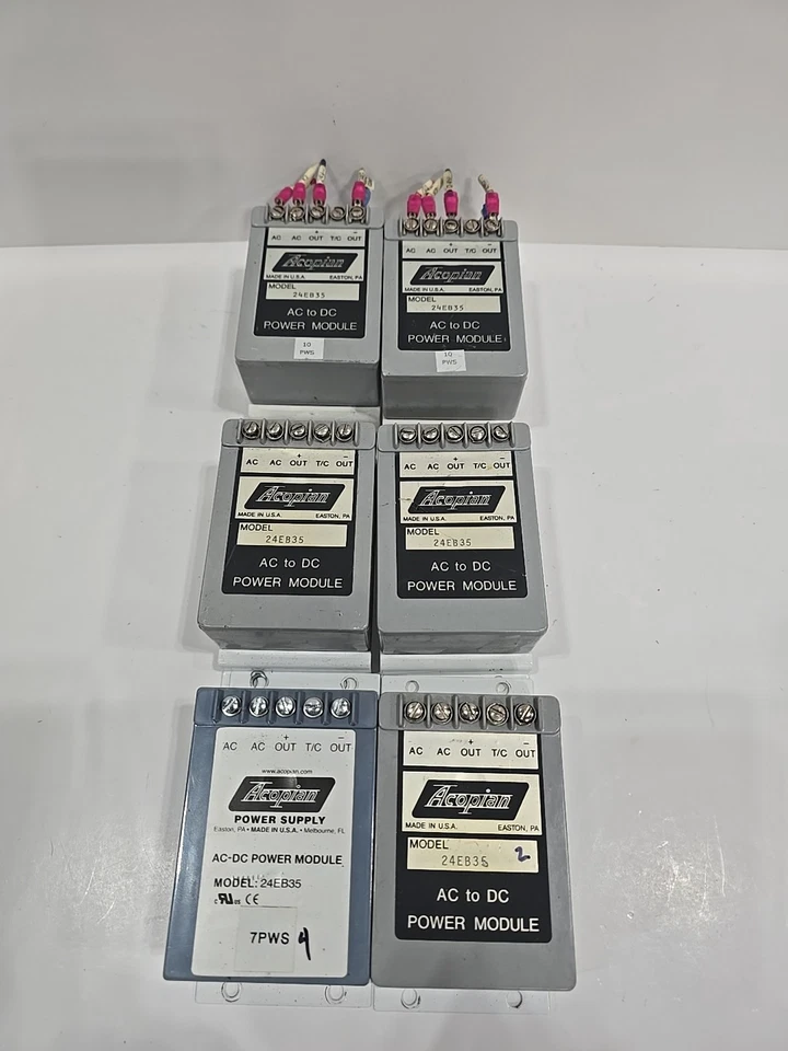 Модули питания Acopian 24 В переменного тока на постоянный ток модель 24EB35 — протестирован лот из 6 - Изображение 1 из 4