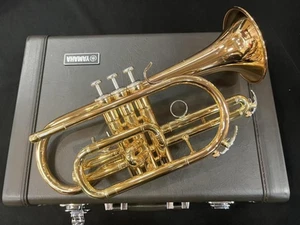 YAMAHA YCR-4330G ll Cornet Gold Lacquer CR3 Bell B Flat Music instruments - Picture 1 of 8