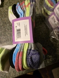 NEW - Hanes Girls - Cool Comfort - No Show Socks - 12 Pack - Small Size 6-10.5 - Picture 1 of 3
