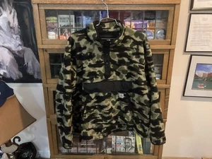 Carhartt Relaxed Fit Fleece Snap Pullover Font Pocket Camo Jacket Gr. XL - Cool - Bild 1 von 13