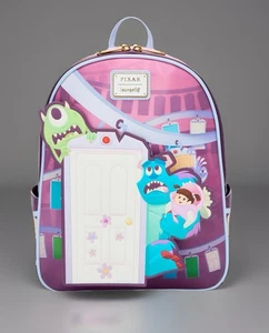 Mochila Loungefly Disney Pixar Monster Inc. Sulley Door Chase nueva con etiquetas! - Imagen 1 de 9