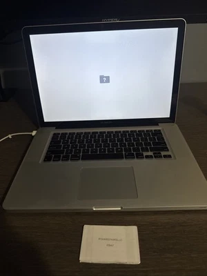 15” MacBook Pro A1286 2011-2012 For Parts as Is NO Ram/NO HD READ - Image 1 of 4
