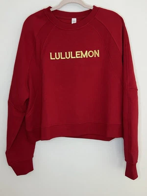 NWT Size XL/XXL Lululemon Lunar New Year Scuba Oversized Pullover Dark Red - Image 1 of 4