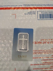 1 oz .999 Fine Silver ~ PAMP Suisse Religious Series (Romanisches Kreuz) in Assay - Bild 1 von 9
