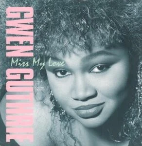 Gwen Guthrie Miss My Love 12" vinyl UK Reprise 1990 featuring urban mix, urban - Image 1 of 1