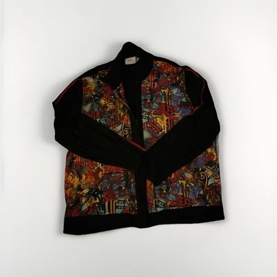 Vintage Classic Spa By Chico’s Women’s Athletic Jersey Zip Jacket Size 3 x - Image 1 of 3