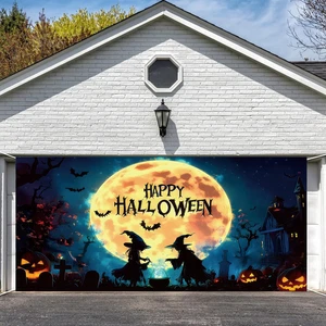 Decorazioni per porte garage Halloween 6 x 13 piedi, decorazione natalizia garage decorazione parete - Foto 1 di 6