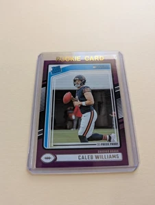 2024 Panini Donruss - Rated Rookie Caleb Williams #327 Purple Press Proof (RC) - Picture 1 of 3