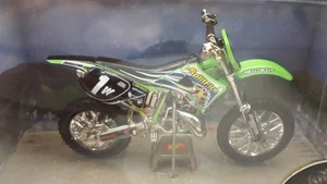 Hot Wheels Nathan Ramsey SplitFire Pro Circuit Kawasaki KX 125 MX #24684 Mattel - Picture 1 of 6