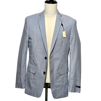 Blazer Bar III Para Hombres 38 Regular Calce Ajustado Deportivo Abrigo Chaqueta Azul Vestido Traje Boda Foto 1 de 4