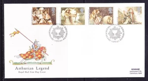 Great Britain 1985 Arthurian Legends FDC 240b Edinburgh to Melbourne - Bild 1 von 1
