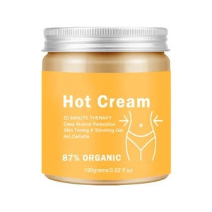 Crema caliente anticelulítica masajeador adelgazante corporal pérdida de peso quemador de grasa loción - Imagen 1 de 12