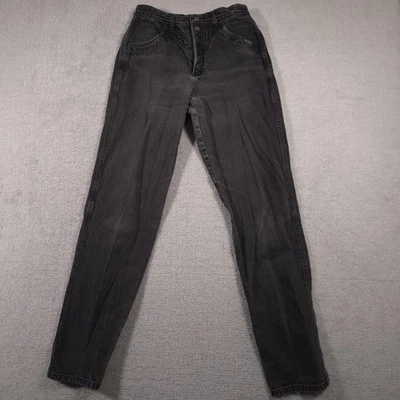 Vintage Rockies Jeans Womens 33x36 Black High Rise V-Yoke Western Tapered 90s - Image 1 of 4
