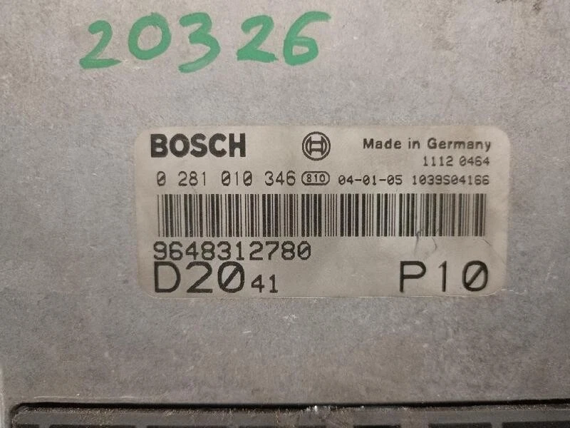 9648312780 centralina motore per CITROEN JUMPER CAJA CERRADA DESDE 02 5073631 - Immagine 1 di 4