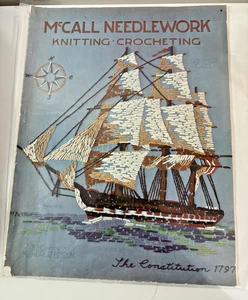 Vtg McCall's Needlework Knitting Crocheting Summer 1940 Large Format - Picture 1 of 11