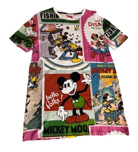 Zara X Disney Women’s Cartoon Print Long Shirt/Short Dress/Night Shirt Sz Small - Picture 1 of 8