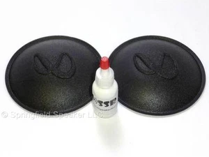 Kit de tapa antipolvo con logotipo Infinity 4.375"" (4 3/8") con adhesivo - paquete de 2 - Imagen 1 de 1