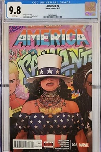 AMERICA 2 CGC 9.8 BEYONCE HOMAGE COVER AMERICAN CHAVEZ DOCTOR STRANGE 2 MCU   - Bild 1 von 1